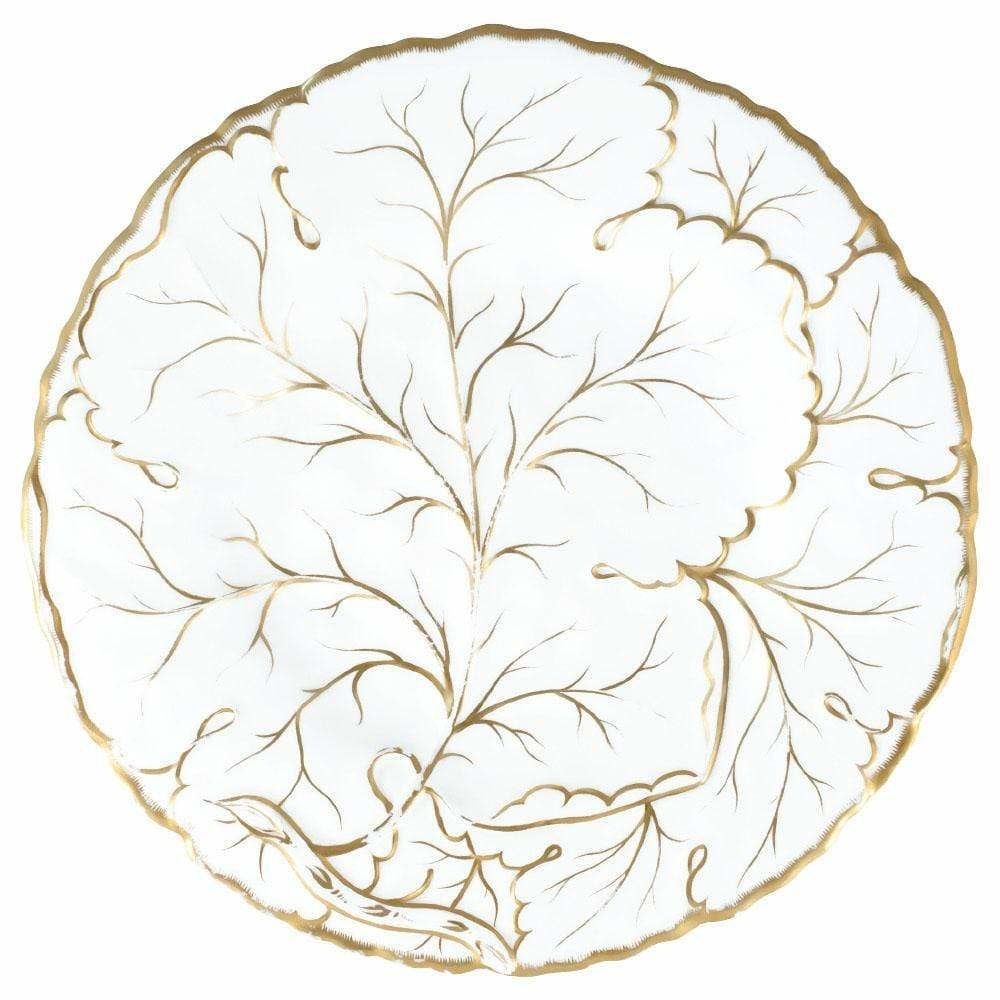 Gilded Majolica Die-Cut Placemat - 1 Per Package in Ivory