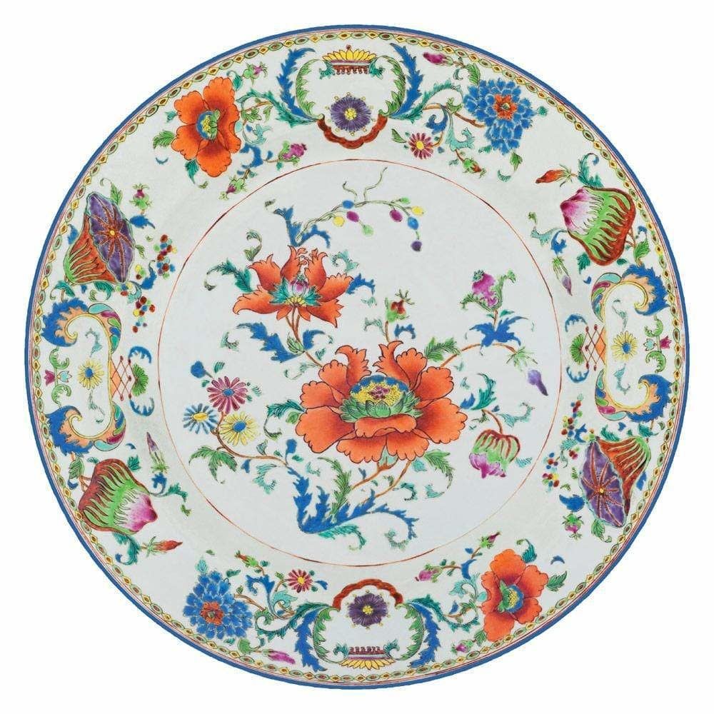 Chinese Ceramic Die-Cut Placemat - 1 Per Package