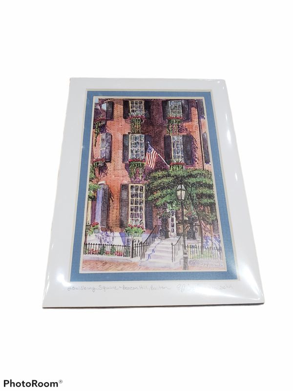5x7 Print of Louisburg Square
