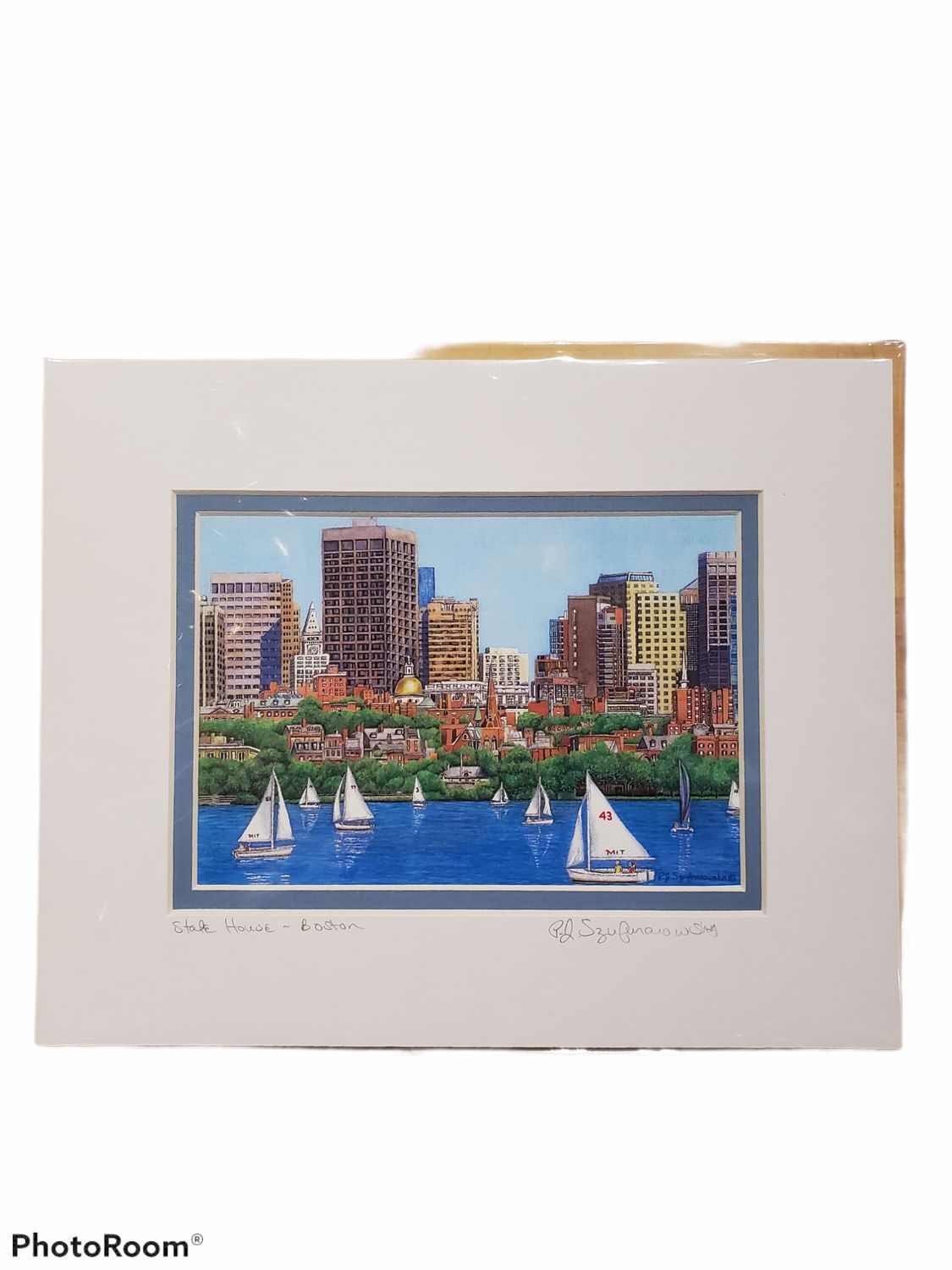 8x10  Print of Boston State House