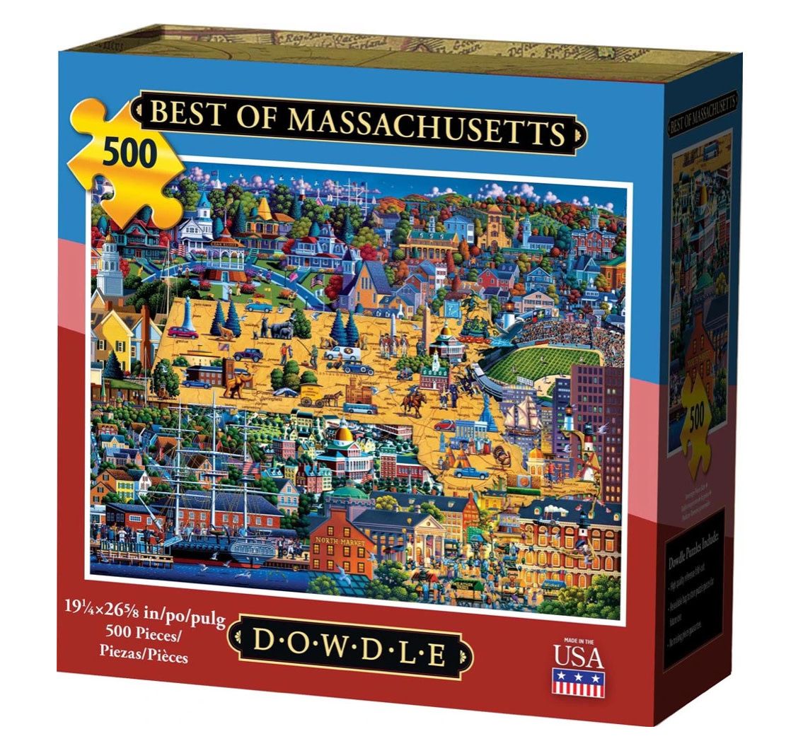 Best of Massachusetts 500 Piece Puzzle