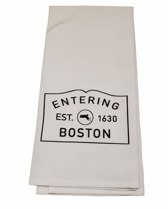 Entering Boston Tea Towel