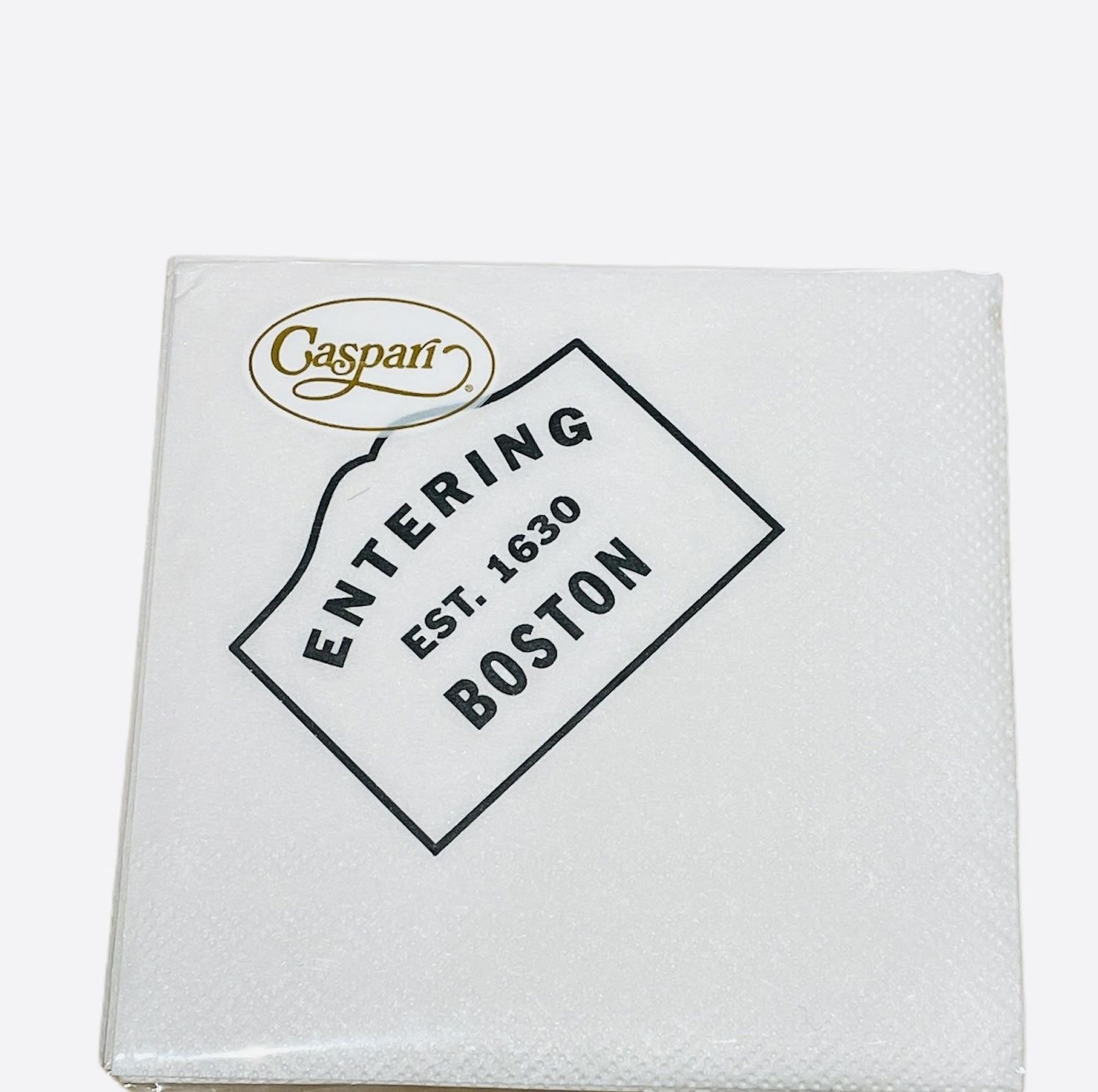 Entering Boston Cocktail Napkins - 24 Per Package