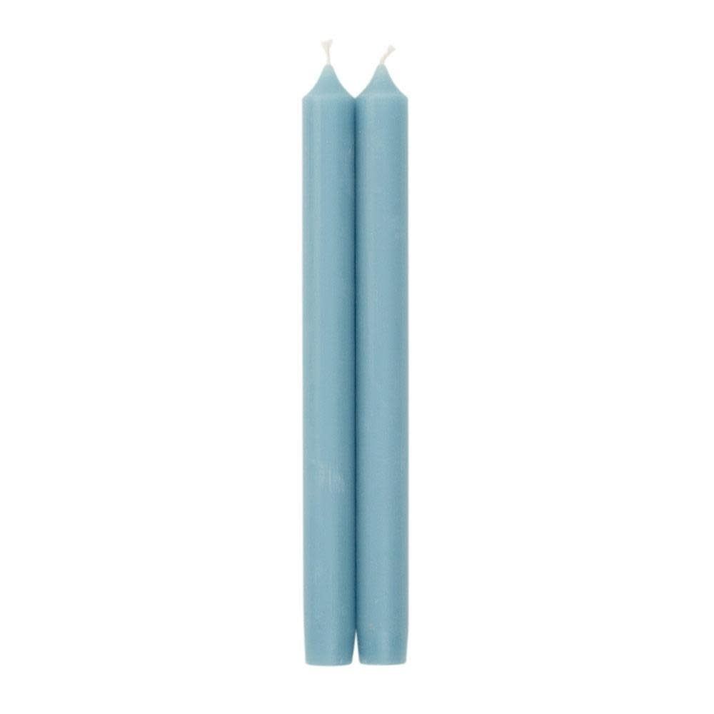 Straight Taper 10" Candles in Stone Blue - 2 Candles Per Package