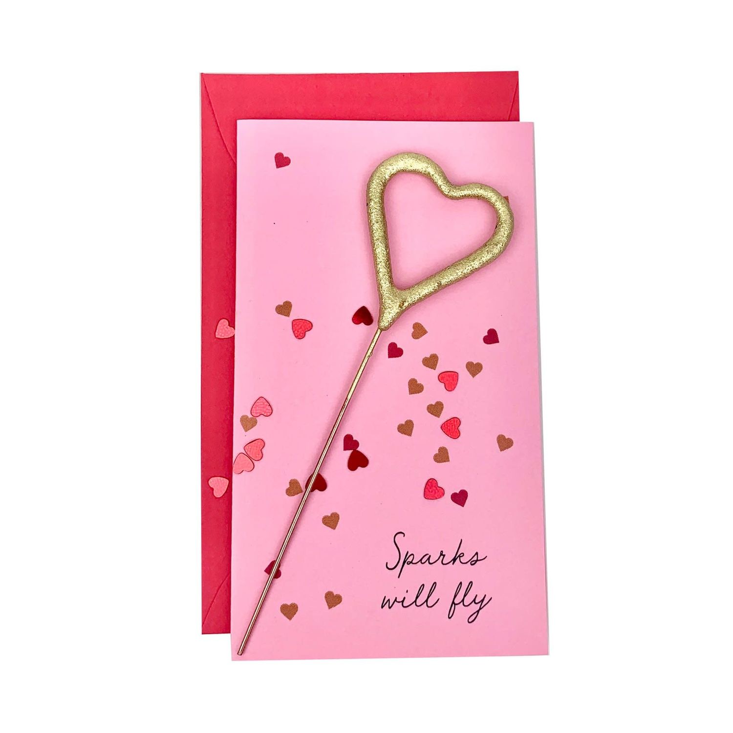 Confetti Sparkler Card Sparks Will Fly!