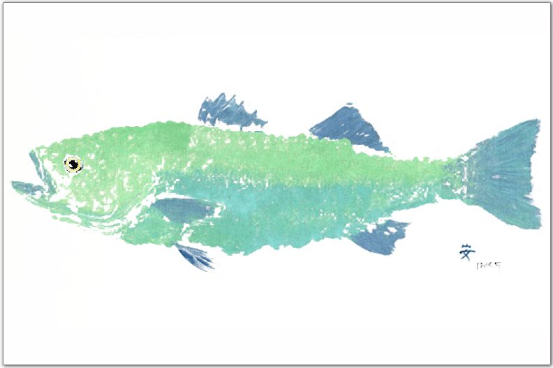 Seafoam Bass Placemat