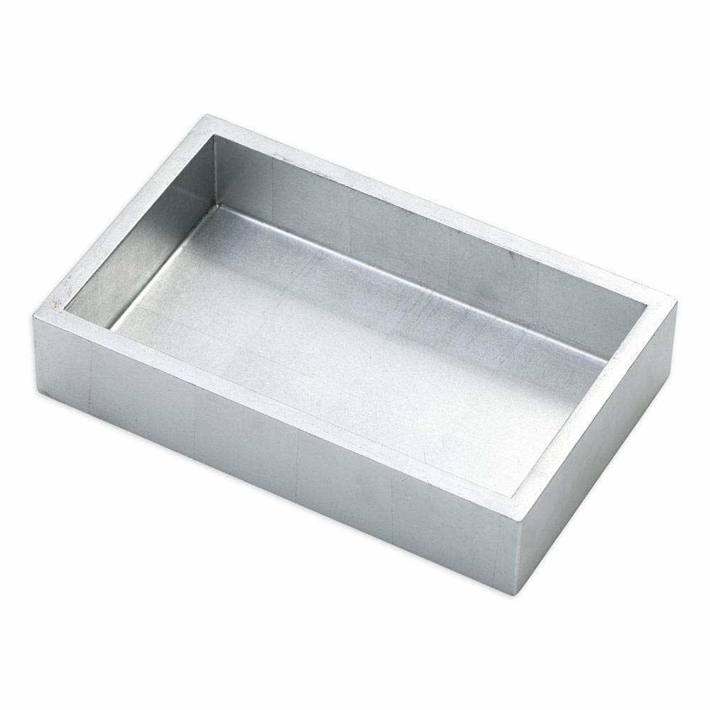 Lacquer Guest Towel Napkin Holder in Silver - 1 Each