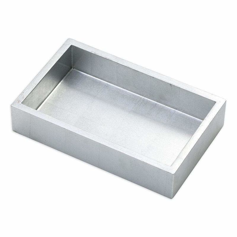 Lacquer Guest Towel Napkin Holder in Silver - 1 Each