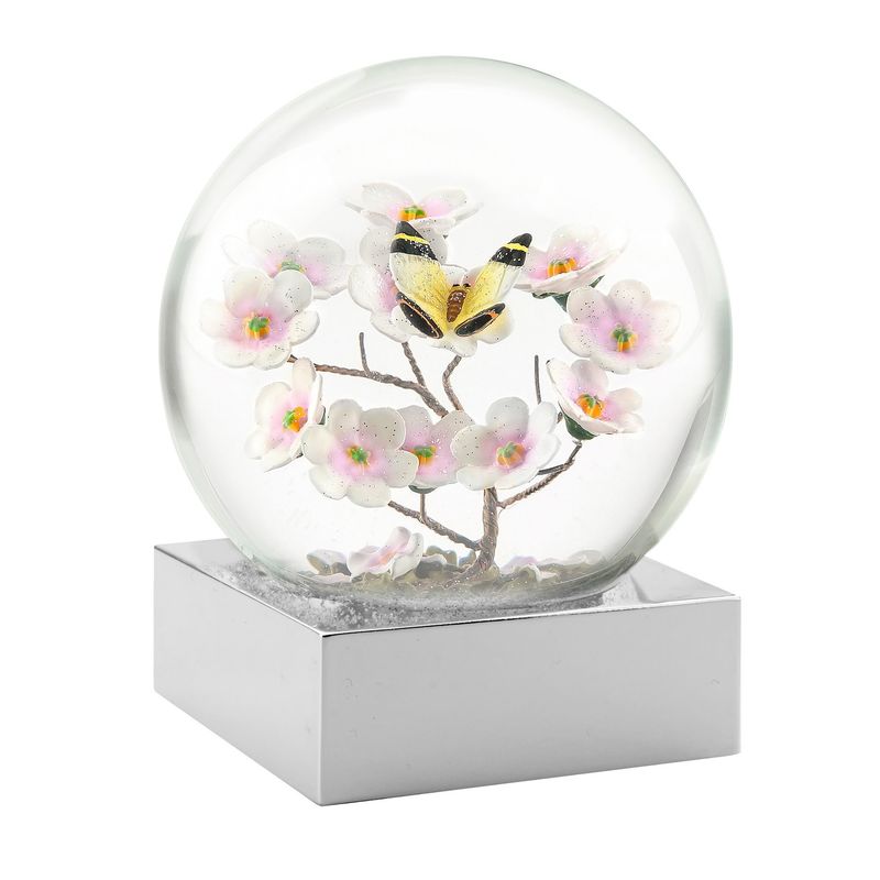 Butterfly on Branch Snow Globe