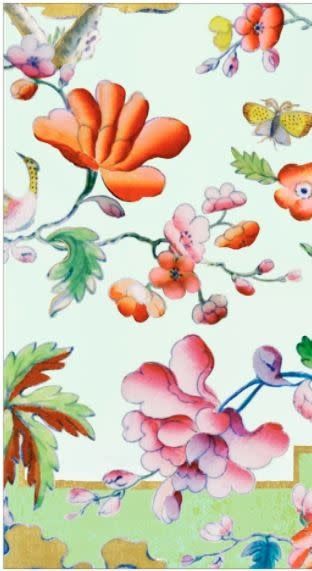 Summer Palace Paper Guest Towel Napkins in Celadon - 15 Per Package
