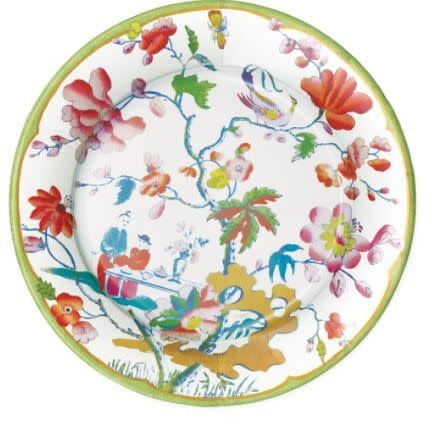 Summer Palace Paper Salad &amp; Dessert Plates in Celadon - 8 Per Package