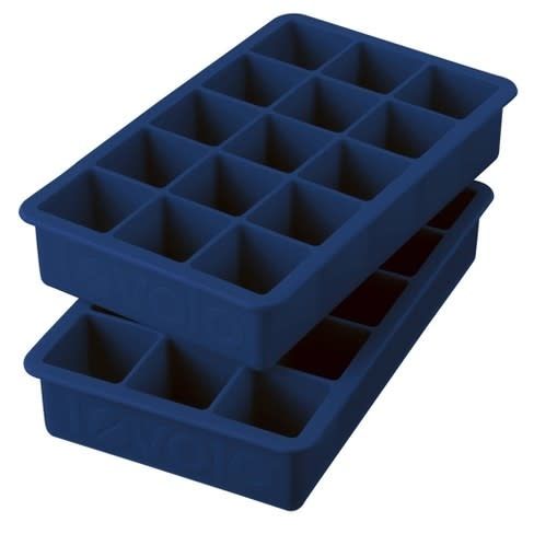 Perfect Cube Ice Trays – Deep Indigo Set of 2