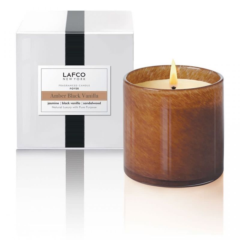 Signature Amber Black Vanilla Candle 15.5oz