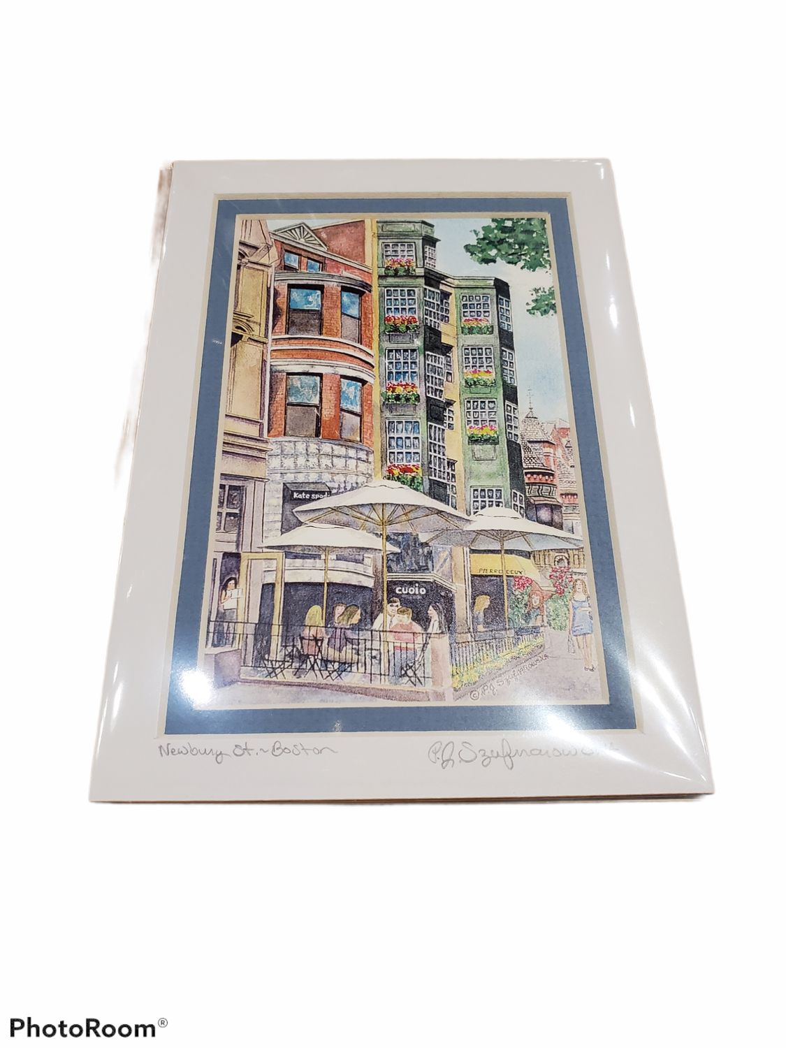 5x7 Print of Newbury Street
