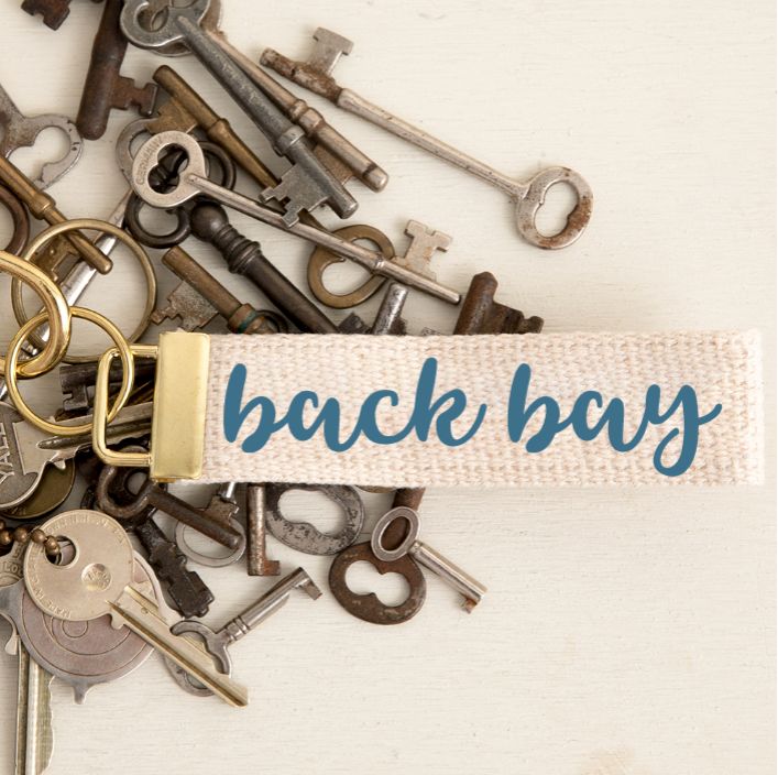 Keychain Back Bay in Nautical Blue