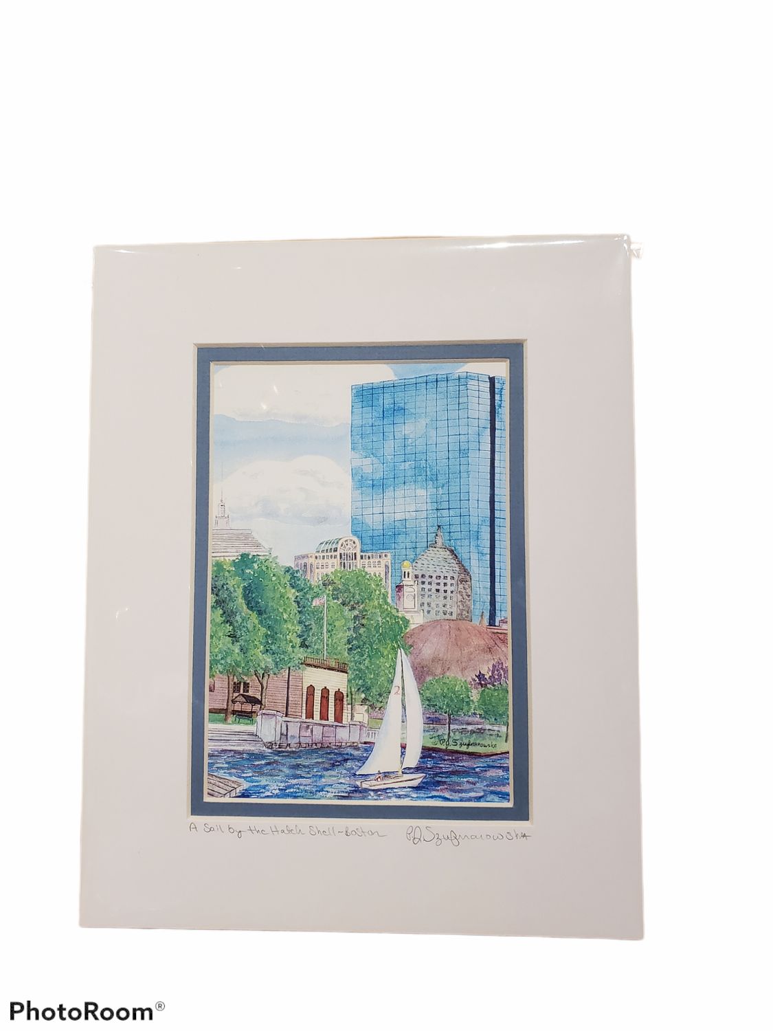 8x10 Print of A Sail by the Hatch Shell