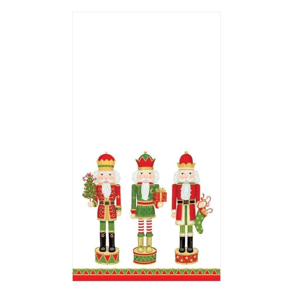 Nutcracker Parade- White-Paper Guest Towel - 15 Per Package