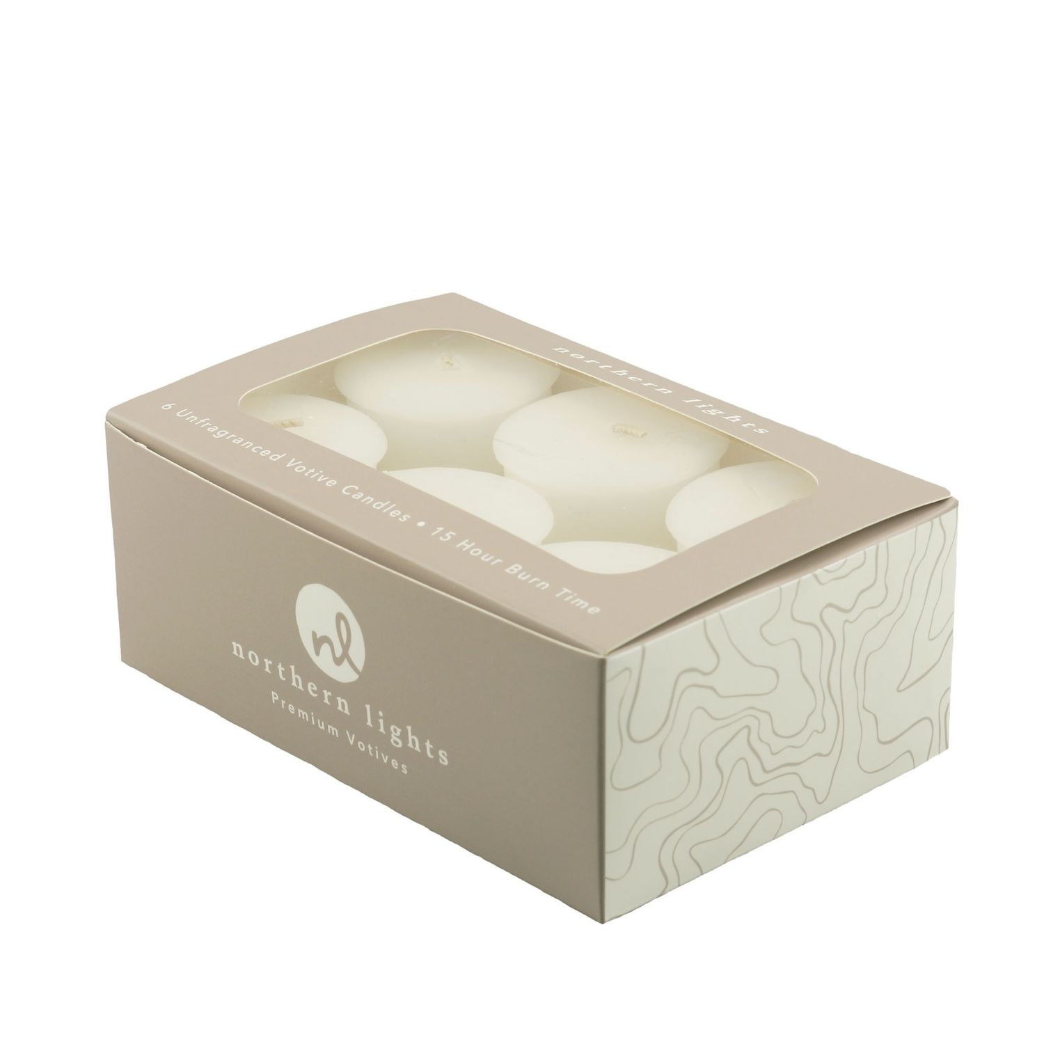 Unfragranced Votives - 6pc Box