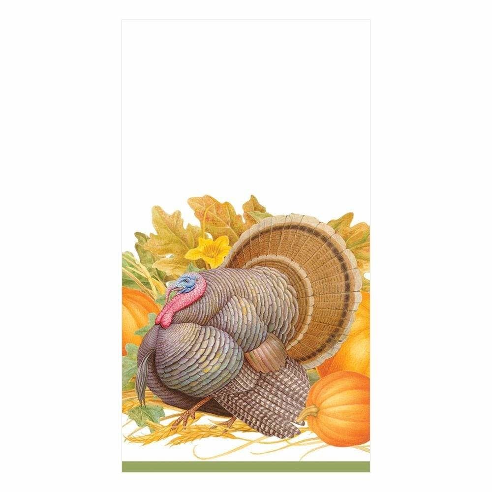 Thanksgiving Harvest Paper Guest Towel Napkins - 15 Per Package