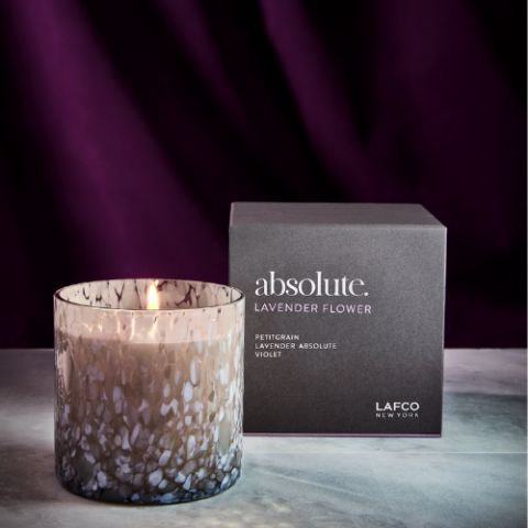 Signature Absolute Lavender Flower Candle 15.5oz