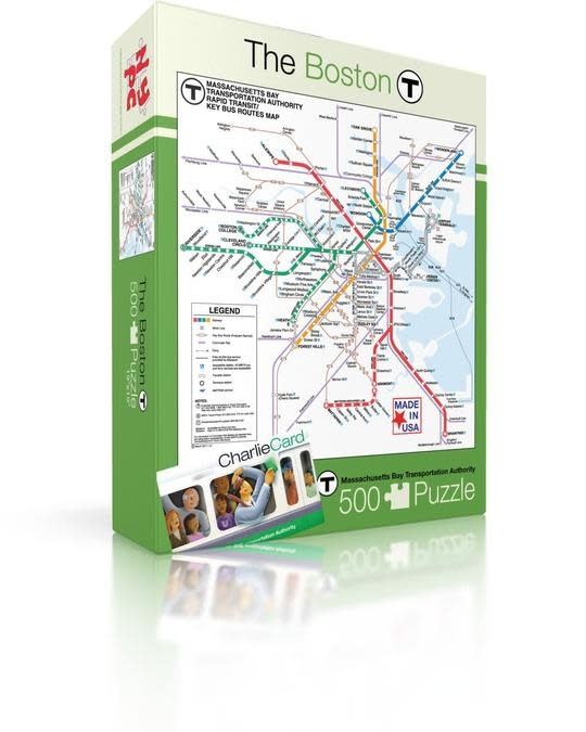 Boston T Map 500 piece Puzzle
