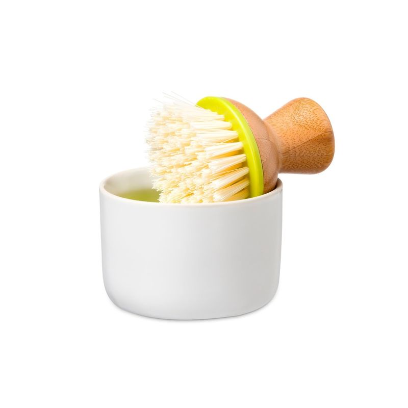 Bubble Up Dish Brush Set - White