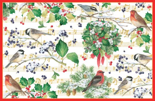 Winter Song Christmas Cards - 5 Cards &amp; 5 Envelopes