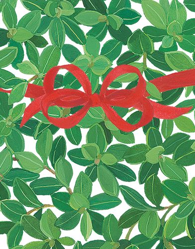 Boxwood Gift Enclosure Cards - 4 Mini Cards &amp; 4 Envelopes