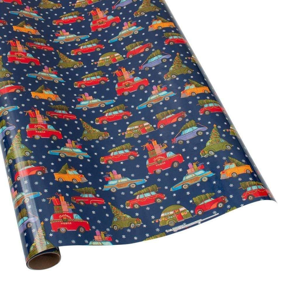 Christmas Rush Gift Wrapping Paper on High-Gloss - 30" x 8' Roll