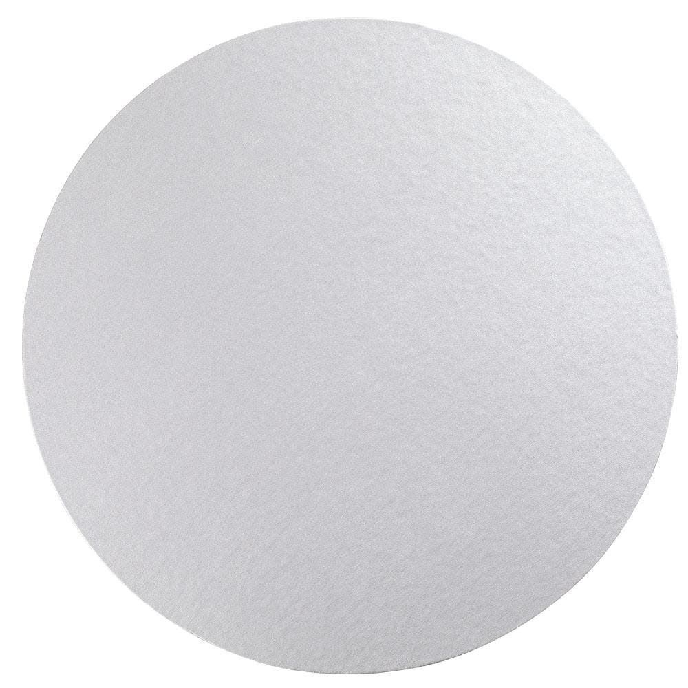 Luster Round Felt-Backed Placemat in Silver - 1 Each