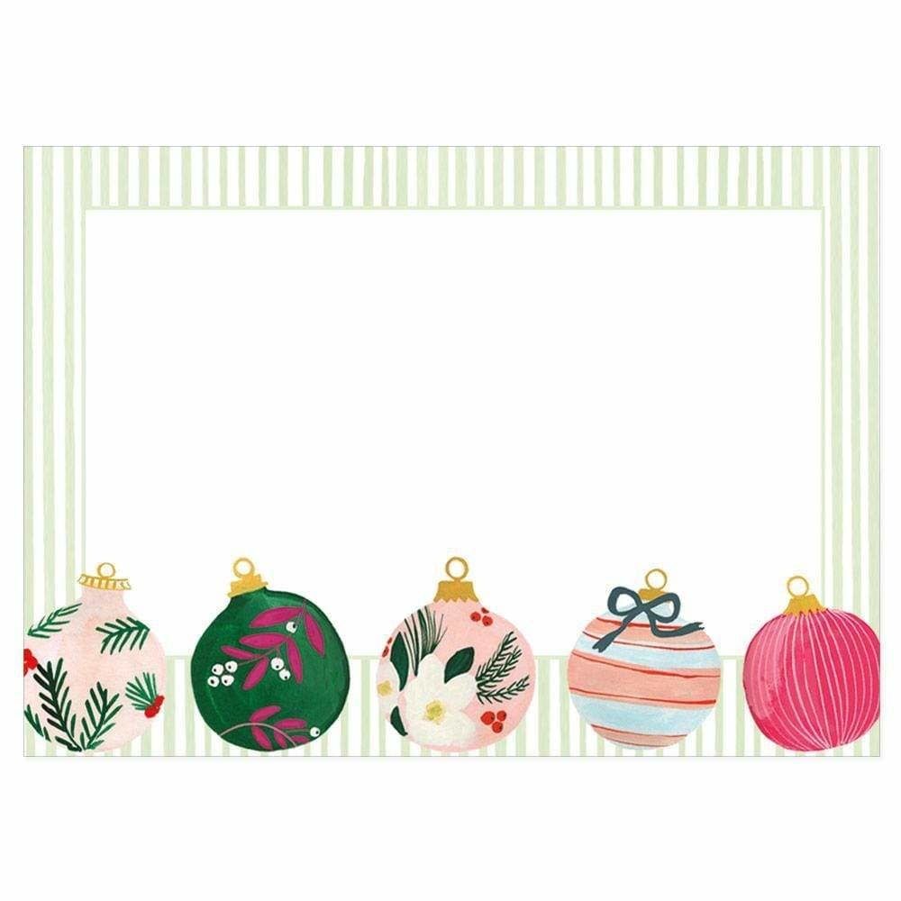 Painted Ornaments Self-Adhesive Labels - 12 Per Package