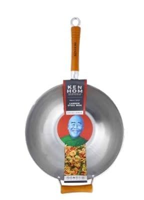14" Carbon Steel Uncoated Wok