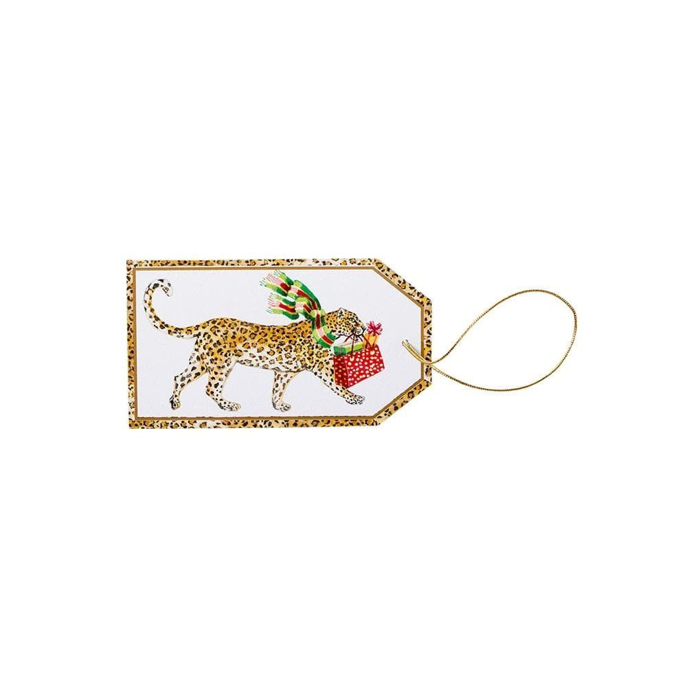 Leopards in Snow Classic Gift Tags - 4 Per Package