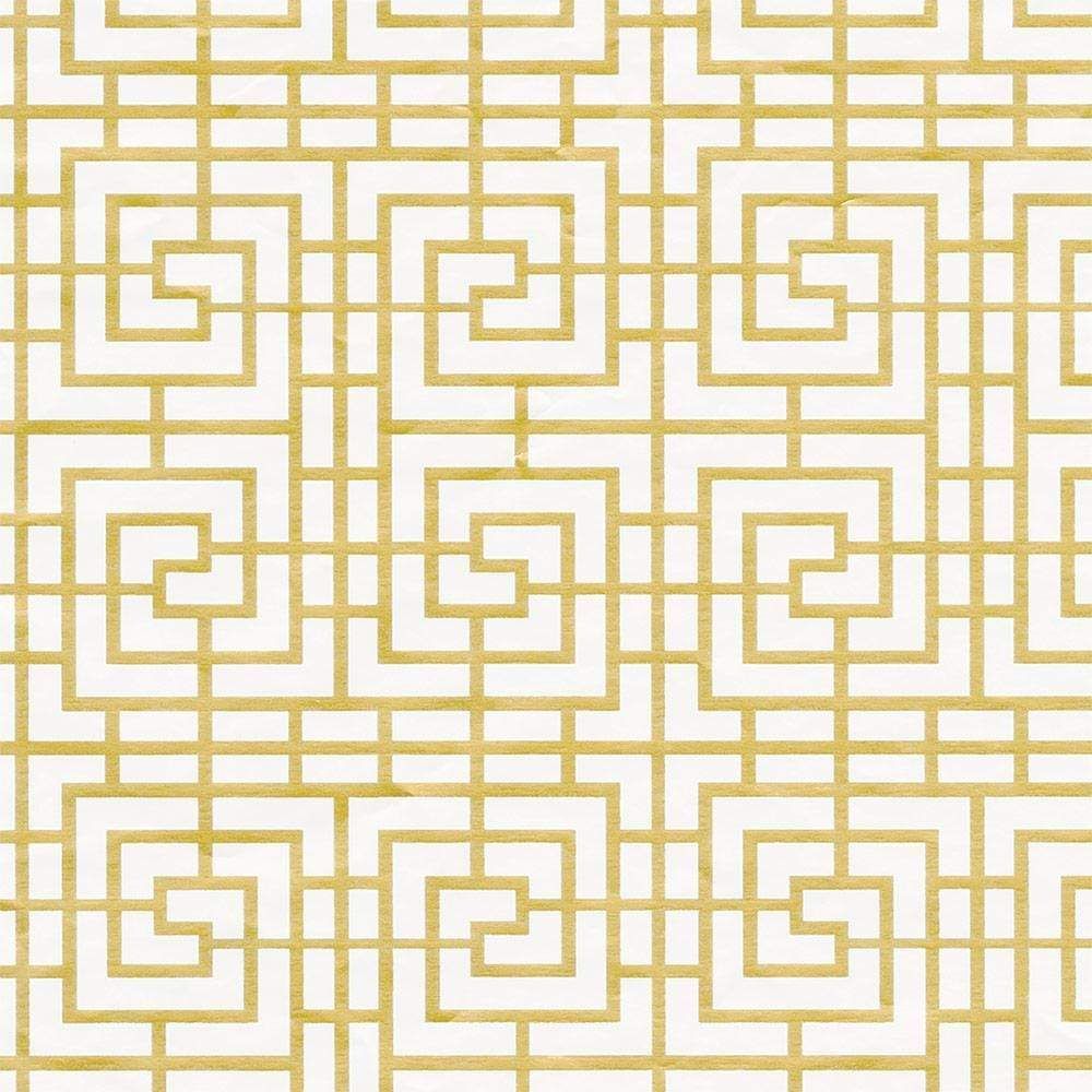 Coromandel Gift Wrapping Paper in Pearl - 30" x 8' Roll