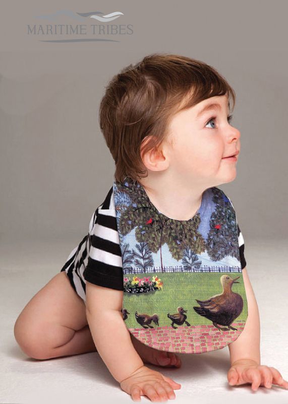 Boston Ducklings Baby Bib