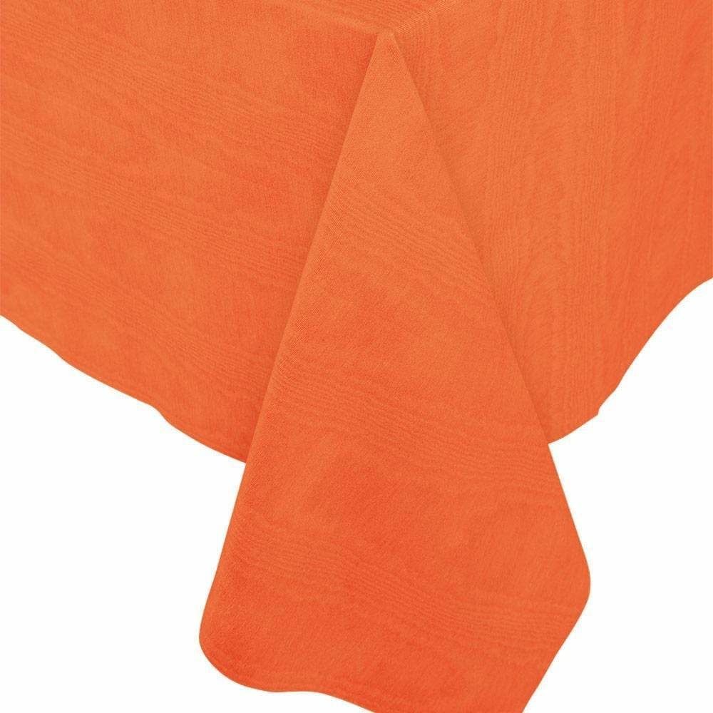 Moiré Paper Table Cover in Orange - 1 Each
