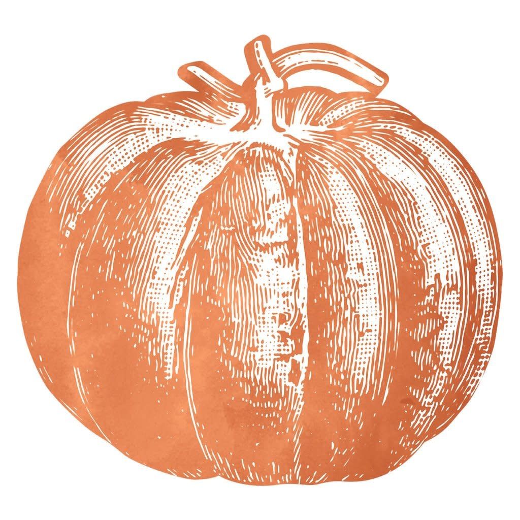 Die Cut Pumpkin Placemat - 12 Sheets