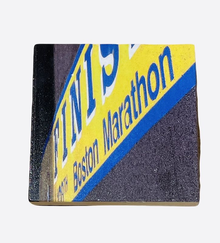 Boston Marathon Finish Line Marble Coaster