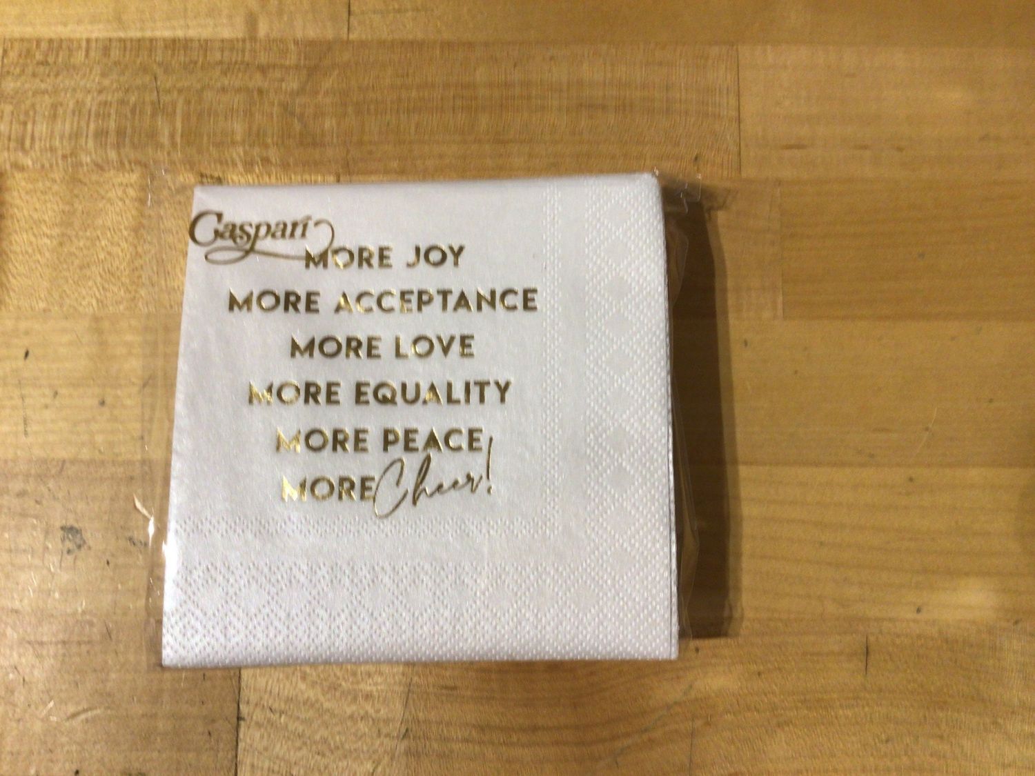 More Joy Custom Cocktail Napkins - 24 per pack