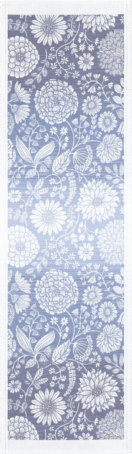 Flytande Bla Table Runner 35 cm x 120 cm