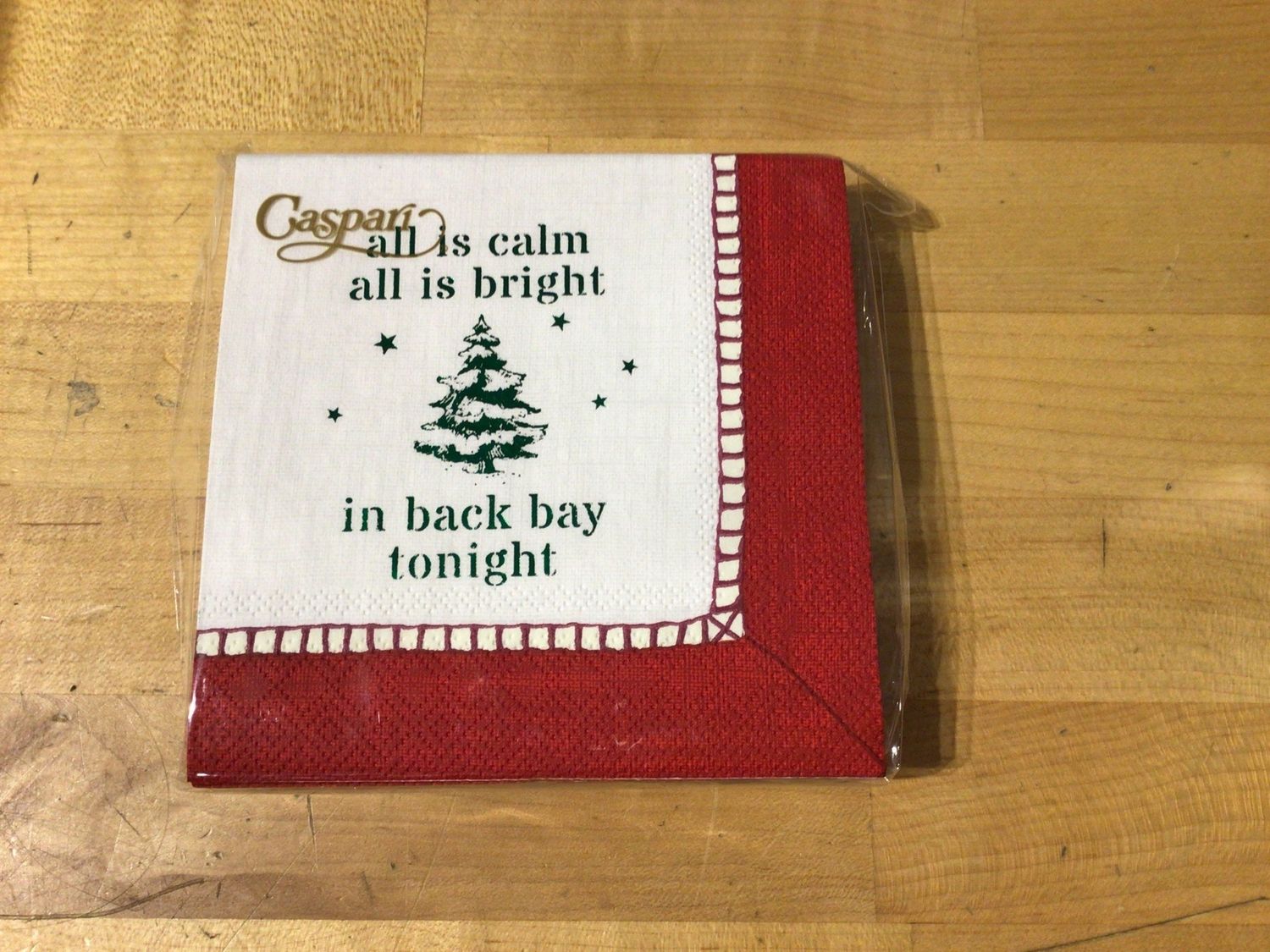 All is Calm in Back Bay Tonight Cocktail Napkins - 24 Per Package