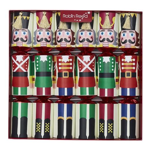 Racing Nutcracker Party Crackers 6 per box - 13”