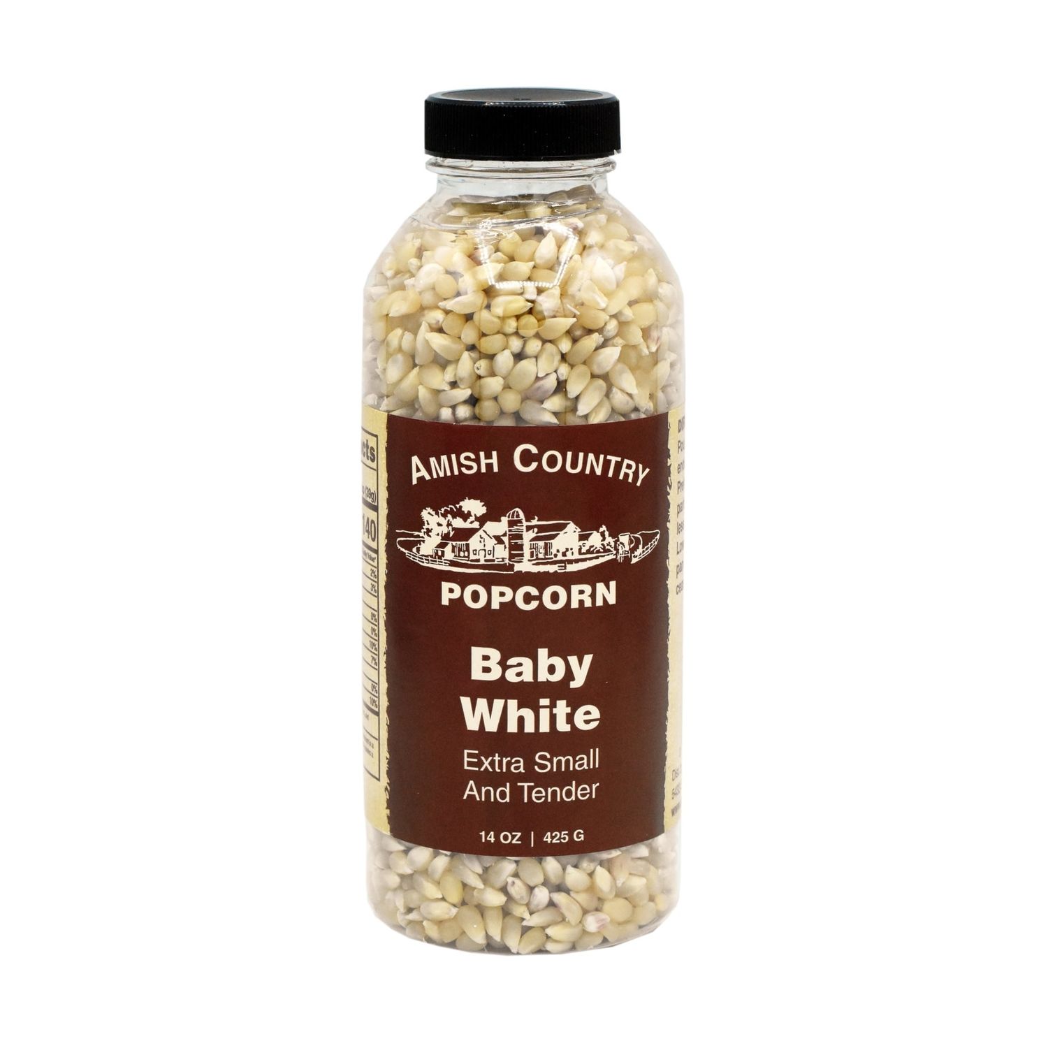 14oz Bottle of Baby White Popcorn