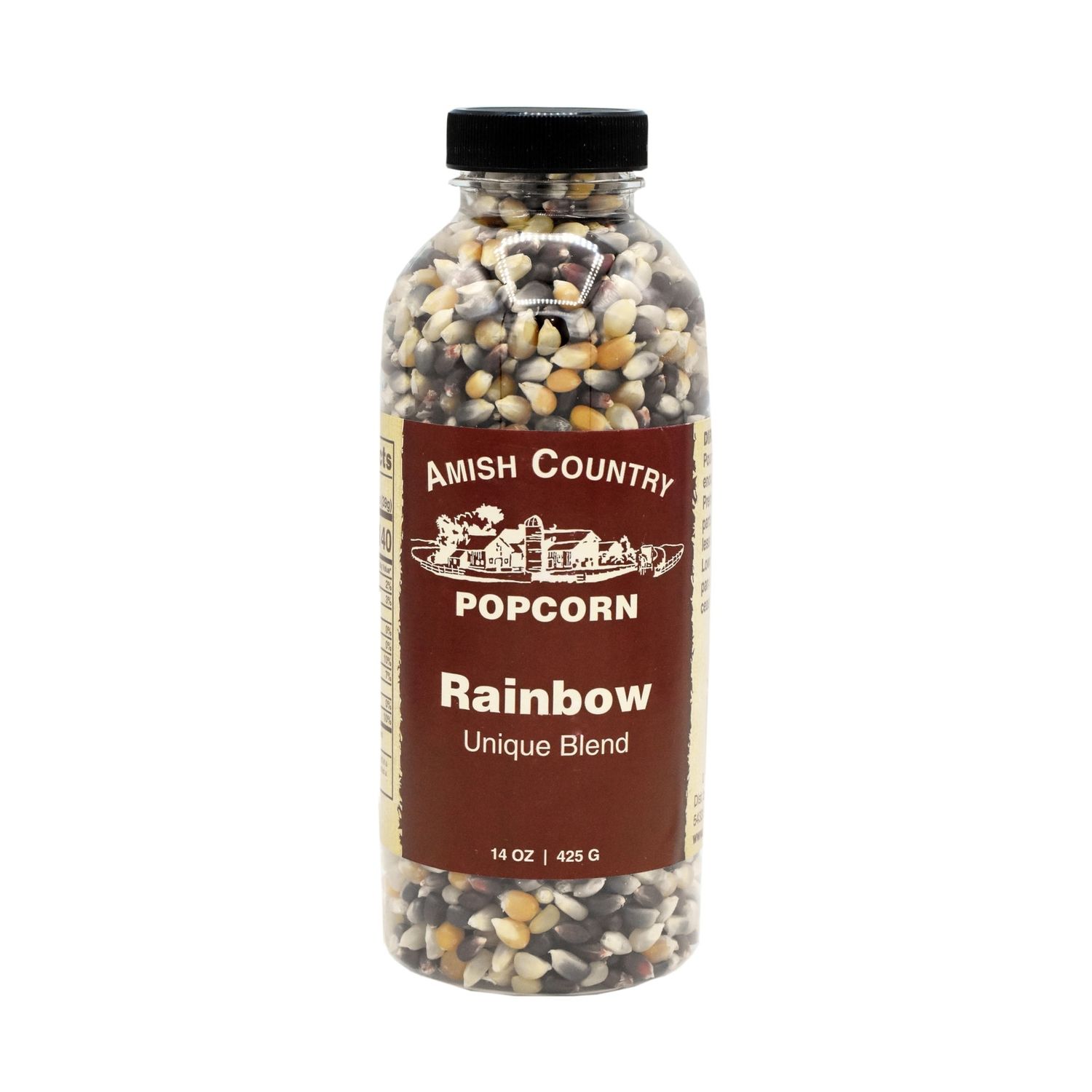 14oz Bottle of Rainbow Popcorn