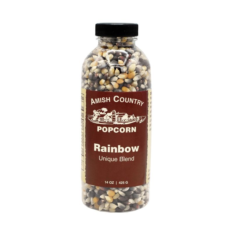 14oz Bottle of Rainbow Popcorn