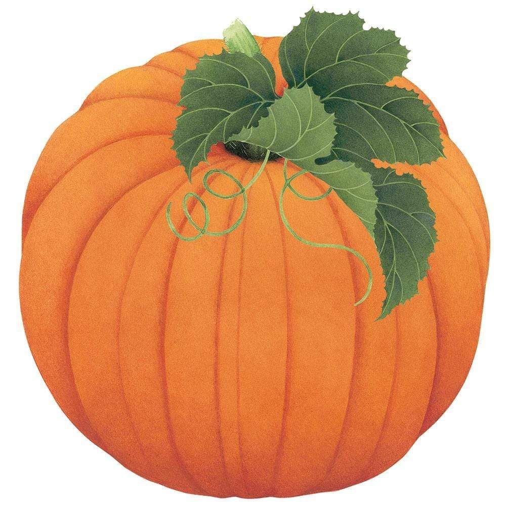 Pumpkin Die-Cut Placemat - 1 Each