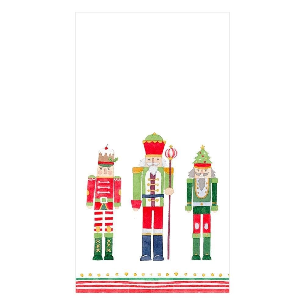March of the Nutcrackers Paper Guest Towel Napkins - 15 Per Package