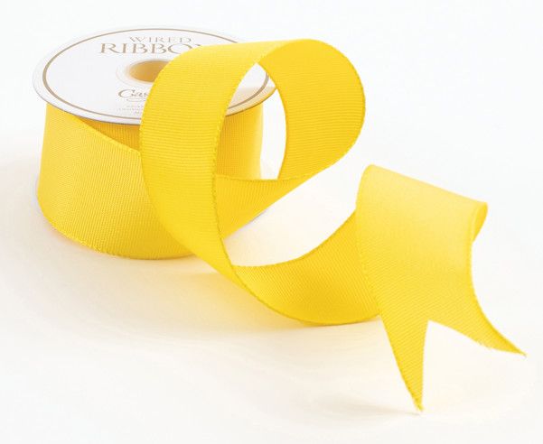 Yellow Ribbon  - 8 Yds (wired)