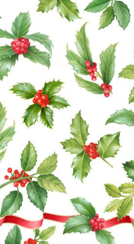 Holly Toss Ivory Guest Towel