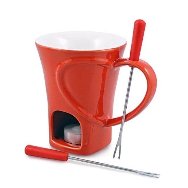 Sweetheart 4 Pc Chocolate Fondue Mug Set
